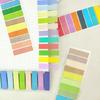 2000-4200Pcs Index Tabs with Binder Ruler Sticky Note Colorful Index Labels for Planner Notebook Calendar Laptop