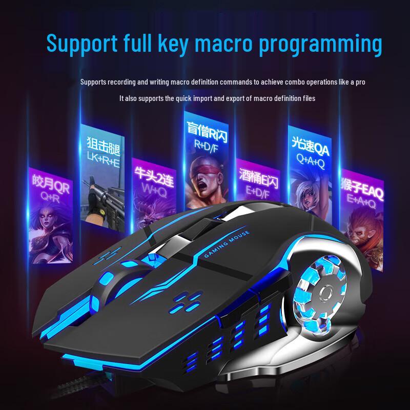 AULA S20 Wired RGB Gaming Mouse