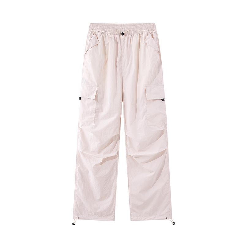 Ice Silk Quick Drying Pants For Women, Dopamine Loose Wide Leg Paratroopers, Windproof, Waterproof, Breathable, Ultra Light Sunscreen Pants
