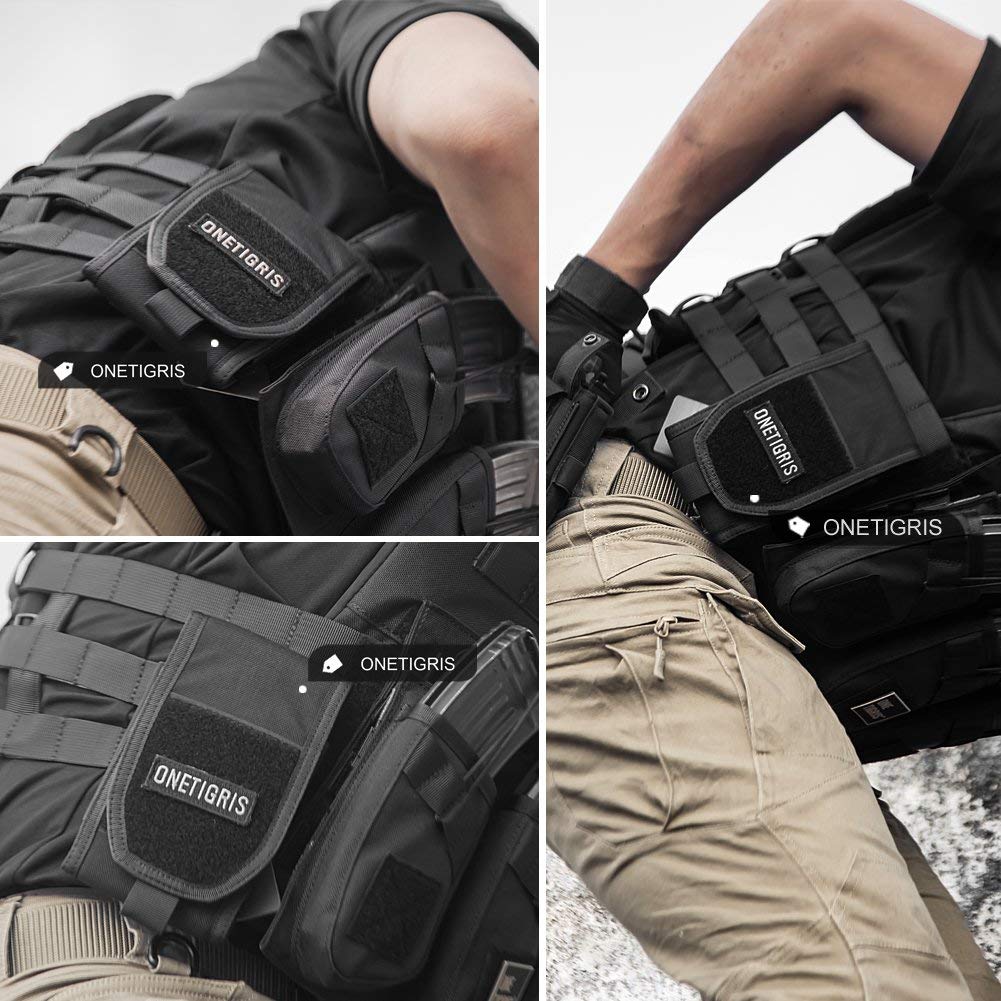ONETIGRIS ABD Askeri Akıllı Telefon iPhone Sony ve Diğerleri ile Uyumlu Yapışkanlı MOLLE Kemer Silikon Kılıf Akıllı Telefon Dijital Kamera Orijinal Bel