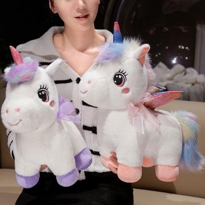 Girly Heart Pink Unicorn Doll Plush Toy Unicorn Doll Children's Soothing Ragdoll Birthday Gift
