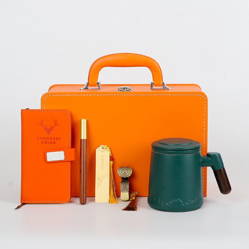 Xunyi Ceramic Tea Mug and Notebook Gift Set