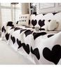 Cute Heart Shape Sofa Cover Chenille Sofa Towel Blanket Couch Cover Tassel Non-Slip Decorative Dust Cover Furniture Protector