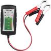 12V/24V DC Car Battery Tester with LED Light Machine Diagnostic Tester for Cars Motorcycles Trucks Battery Check