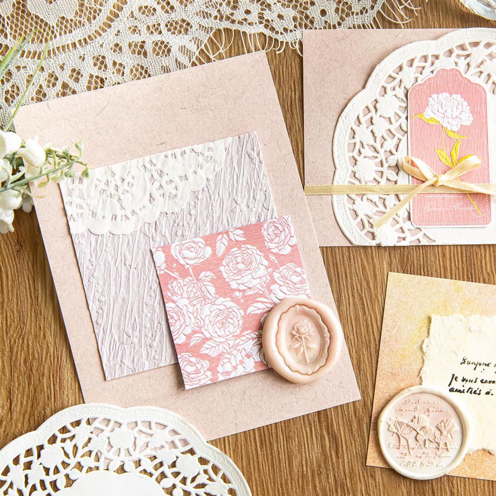23 Pcs Salt Watercolour Gradation Pattern Material Paper Decorative Hand Account Diary Album Junk Journal Background Paper
