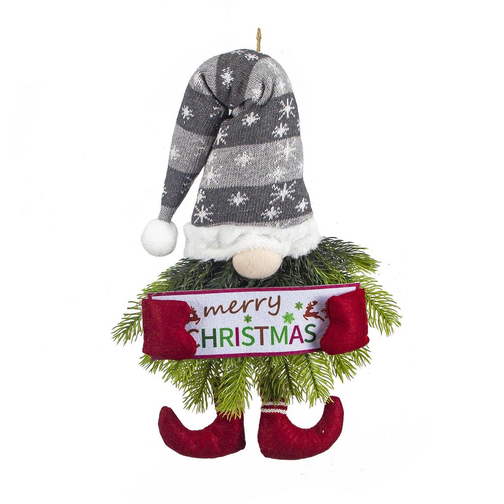Christmas Pendant Snowflake Hat  Needle Pendant Decoration Christmas Tree Decoration Props Christmas Eve Home Restaurant Decoration
