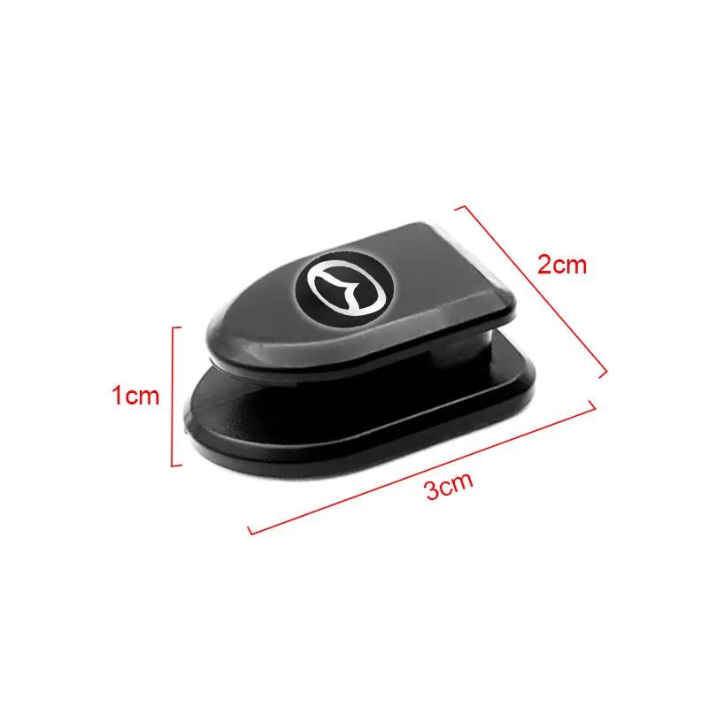 Car Logo Mini Hook Interior Self Adhesive Storage Hook For MAZDA 2 3 6 ATENZA 3 BK BL 5 CR CW 6 II GH CX-7 ER MX-5 NC Car Goods