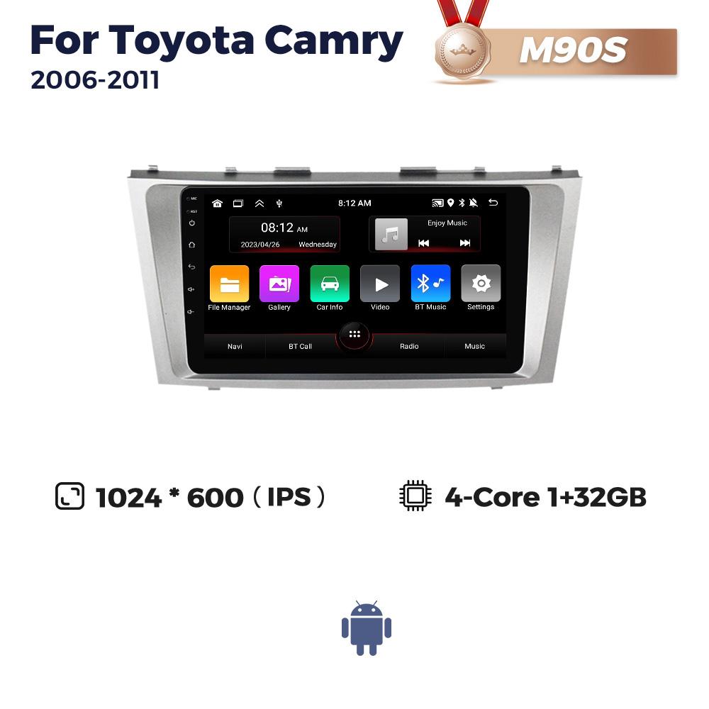 Navifly 2Din Android Car Radio For Toyota Camry 7 XV 40 50 2006-2011 Multimedia Video Player GPS Carplay Auto Stereo Head Unit