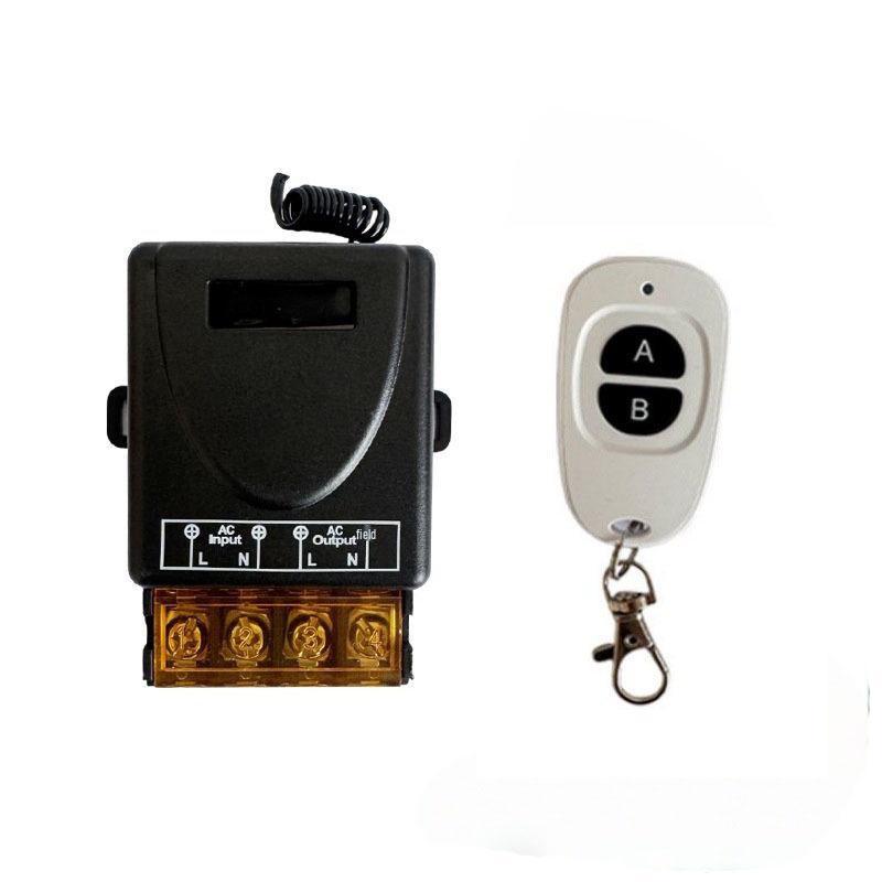 High Power 220V Wireless Remote Control Switch for Water Pumps, Irrigation, Fans, Smoke Extractors, and Sprayers.