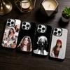 Singer Selena Gomez Phone Case For iPhone 17,16,15,14,13,12,11 Plus,Pro Max,XS,Colored Silver Phone Case
