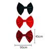 Red Bow Design Bow Tree Skirt Carpet 1pc Set Tree Base Cover Christmas Tree Skirt  Winter Season