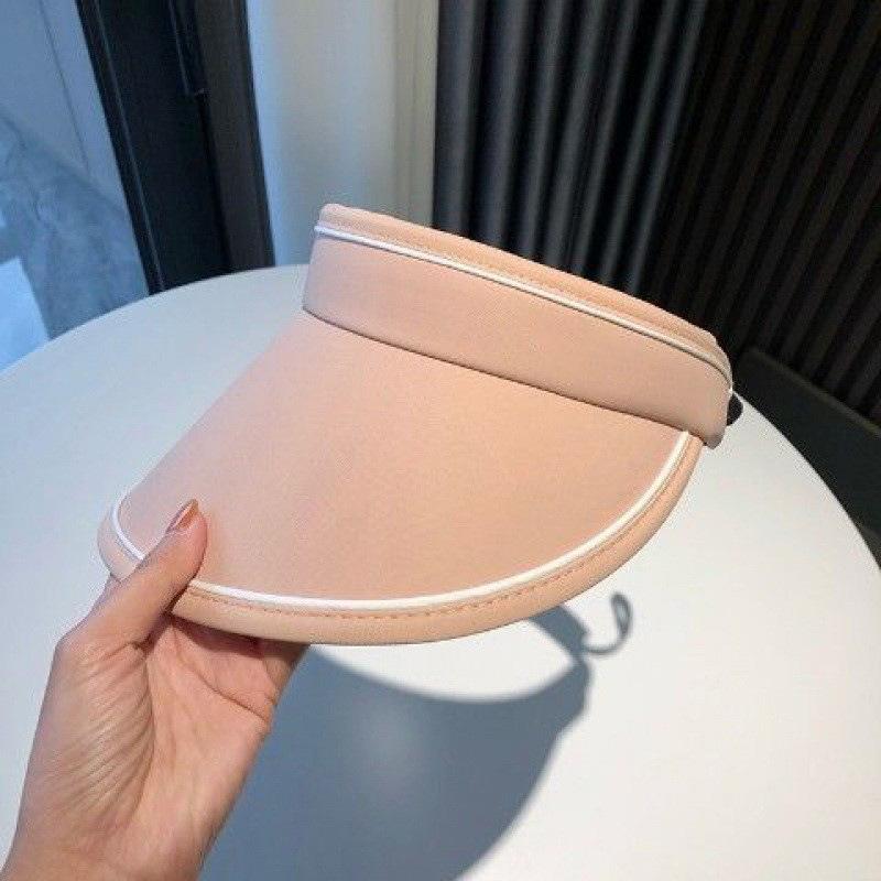 Sun Hat Women'S Uv Protection Sun Hat Summer Empty Cap Large Brim Outdoor Cycling Face Shade Hat Woman