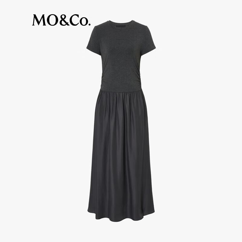 MO&Co. Women's A-Line Knit Maxi Dress