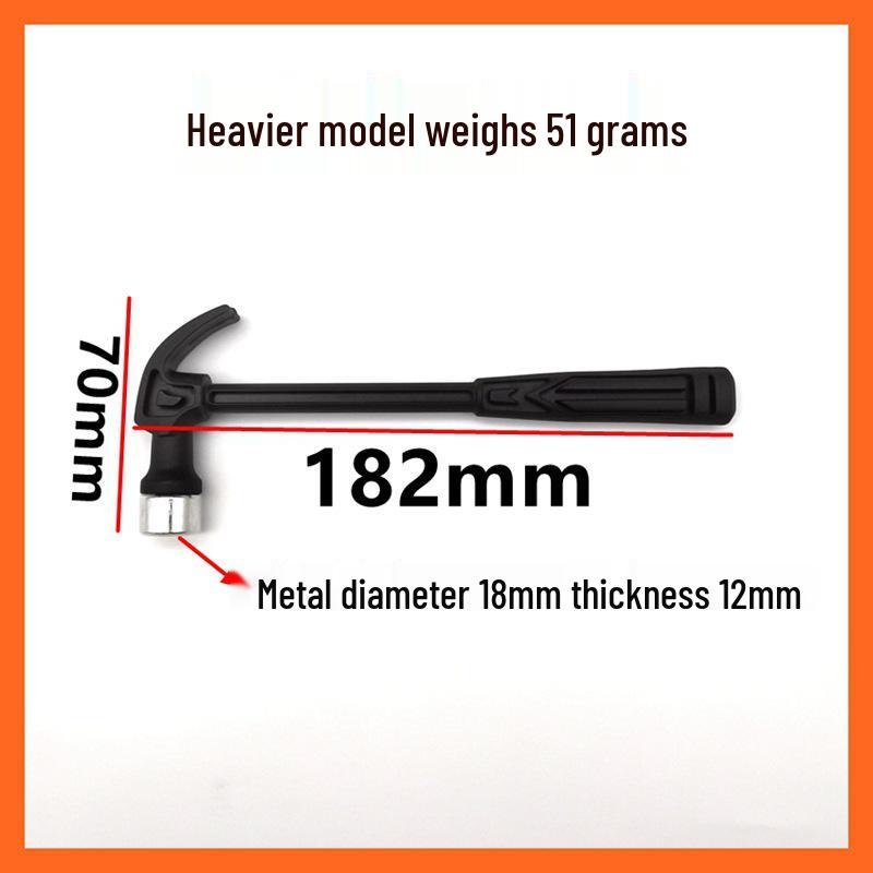 Mini Multifunctional Plastic Claw Hammer with No-Mark Nails – Archaeological Toy & Small Tools