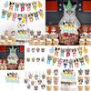 Delightful Cat-themed Birthday Celebration Supplies Featuring Cute Banners And Cake Picks