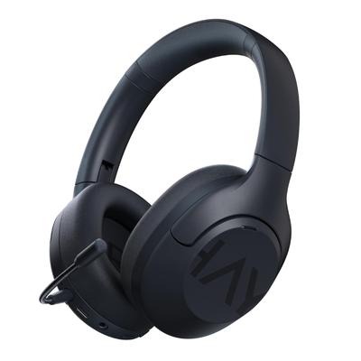HAYLOU S30 Pro Wireless 43dB Noise Bluetooth Low 80 Hours Music Simultaneous Connection To 2 Dedicated App Detachable Instruction Black Headphones