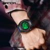Sanda Multi-Function Waterproof Sport Watch with Alarm & Seven-Color Luminous Display