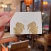 Irregular Geometry Big Stud Earrings for Women Golden Metal European Statement Earrings Wedding Party Punk Jewelry Gift