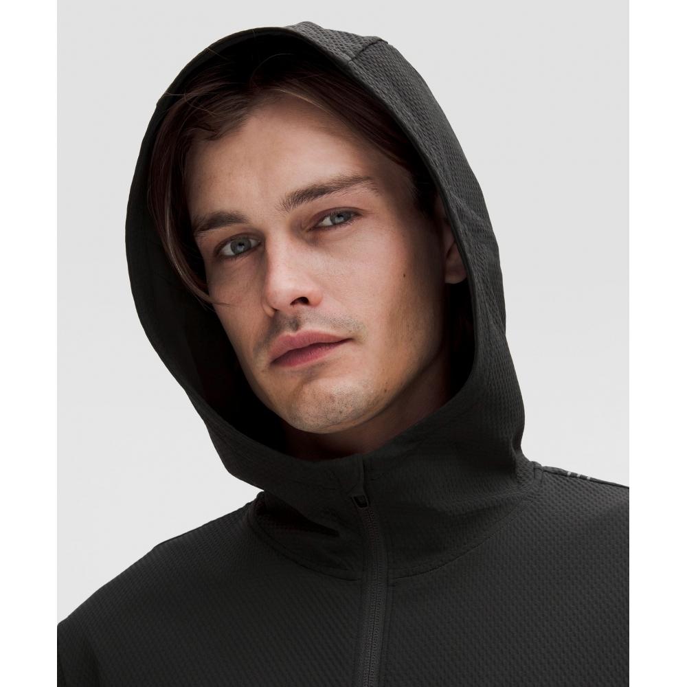 Lululemon License To Train Textured Full Zip Blk