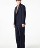 Man On The Boon Washed Cotton Chino Single Jacket _Navy 4715102004