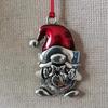 Christmas Tree Decoration Metal Dwarf Pendant Festival Tree Hanging Ornament for Mantels Table Living Room Bedroom