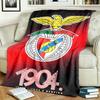 Sport Lisboa e Benfica Theme Blanket Suitable For Beds Sofas And Camping Perfect For Both Men And Women Comfortable Bedding All Year Round