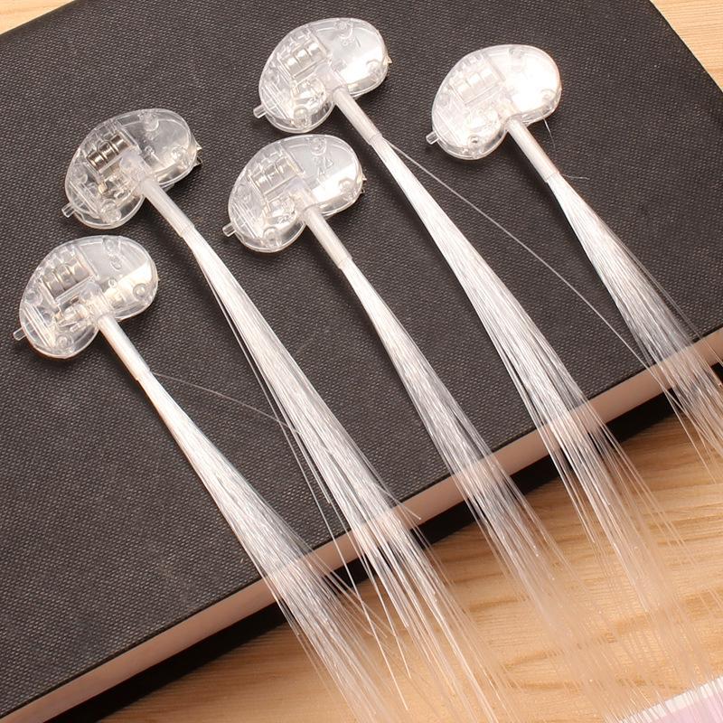 LED Fiber Optik Yanıp Sönen Örgüler - Renkli, Işıklı Saç Aksesuarları Festivaller ve Dans Etkinlikleri İçin