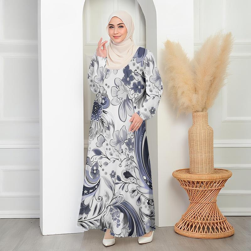 Muslim Women's Robe, Loose, Casual Style, Lightweight, Breathable, Soft, Comfortable, Suitable for Fashion and Tradition, Manufactured In 2025