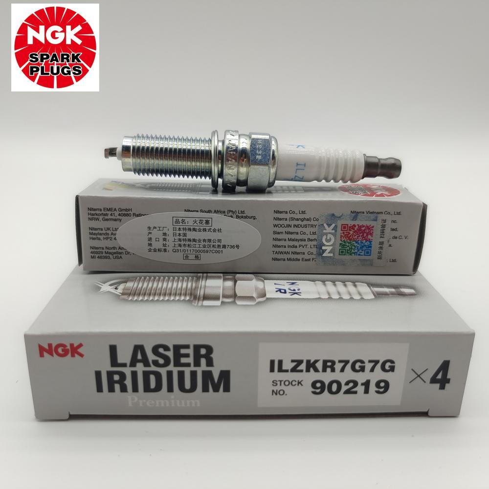 4 шт. Оригинальная свеча зажигания ILZKR7G7G 90219 Иридиевая Платиновая для Jeep Wrangler Grand Comman PHEV Cherokee AlfaRomeo Giulia 2.0T 4Pcs
