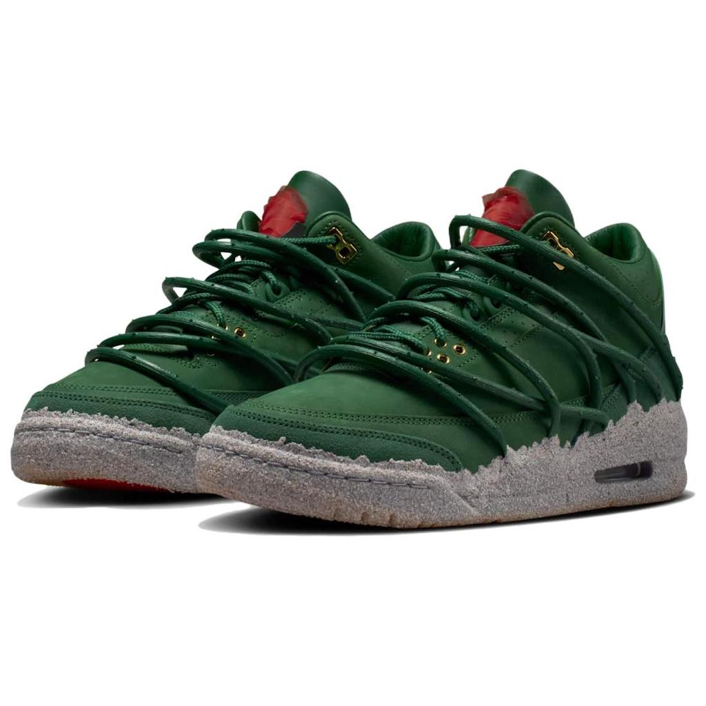 Jordan x Teyana Taylor Air Jordan 3 Mid top Vintage Basketball Shoes Women's Green IF3097-300
