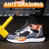 New Summer Breathable Men Safety Work Shoes Sneakers Anti Puncture Outdoor Indestructible Steel Toe Anti Smashing Male Footwear