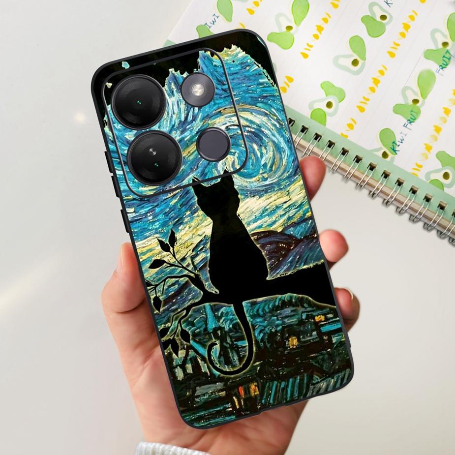 Für Infinix Smart 7 HD Hülle X6516 Luxuriös Beliebt Bemalte Abdeckung Weiche Silikon Handyhülle Für Infinix Smart 7 Plus Smart7 HD Schale