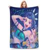 Huntrix Blanket  Soft Warm Print Plush Bedding Throws For Children Outdoor Flannel Bedspread Bed Cover