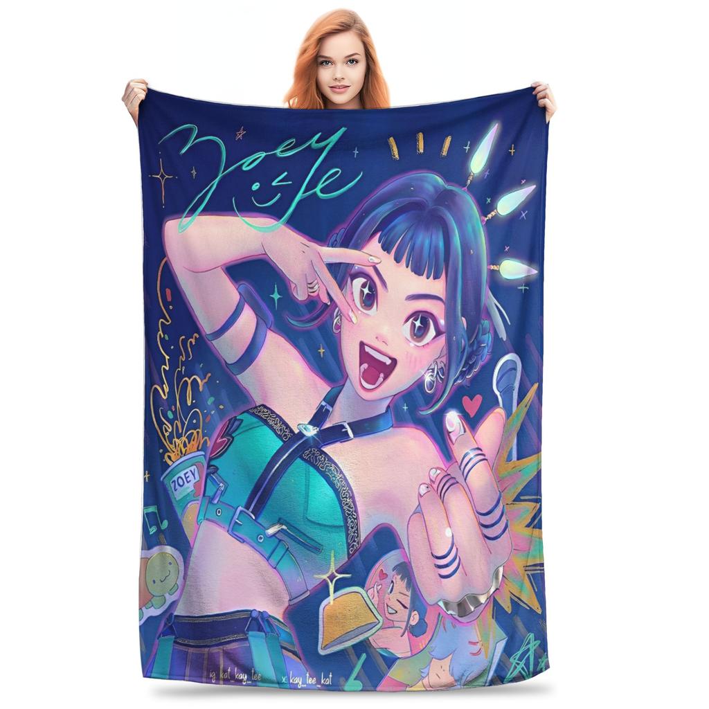 Huntrix Blanket  Soft Warm Print Plush Bedding Throws For Children Outdoor Flannel Bedspread Bed Cover