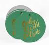 Inkdotpot Real Gold Foil Baby It's Cold Outside Baby Shower Tags Favor Hang Paper Tags 100