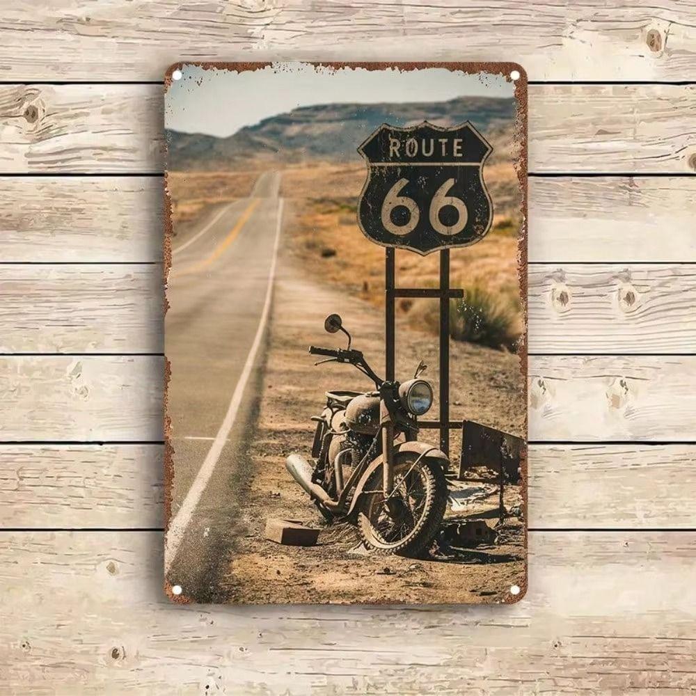 Metal Wall Art Decor, Vintage Tin Sign, Home Decoration, 20x30cm