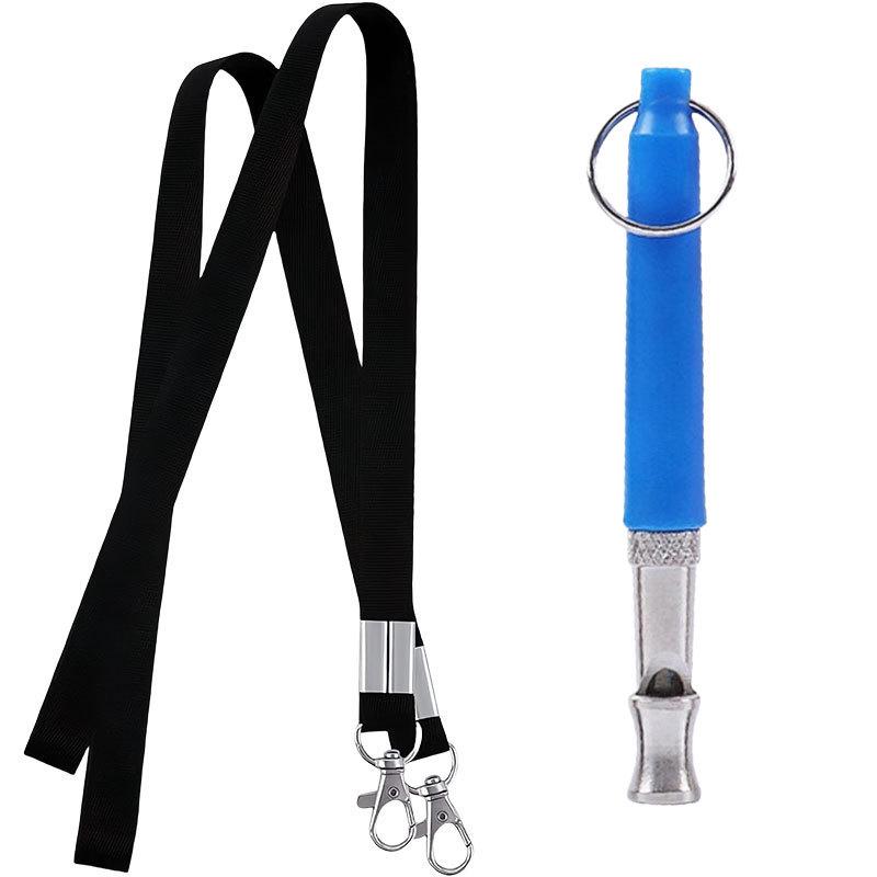Adjustable Stainless Steel Ultrasonic Dog Training Whistle with Lanyard
