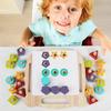 Holz Baby Schraubpuzzle Spielzeug mit Bärengestaltung zur Entwicklung der Hand-Auge-Koordination