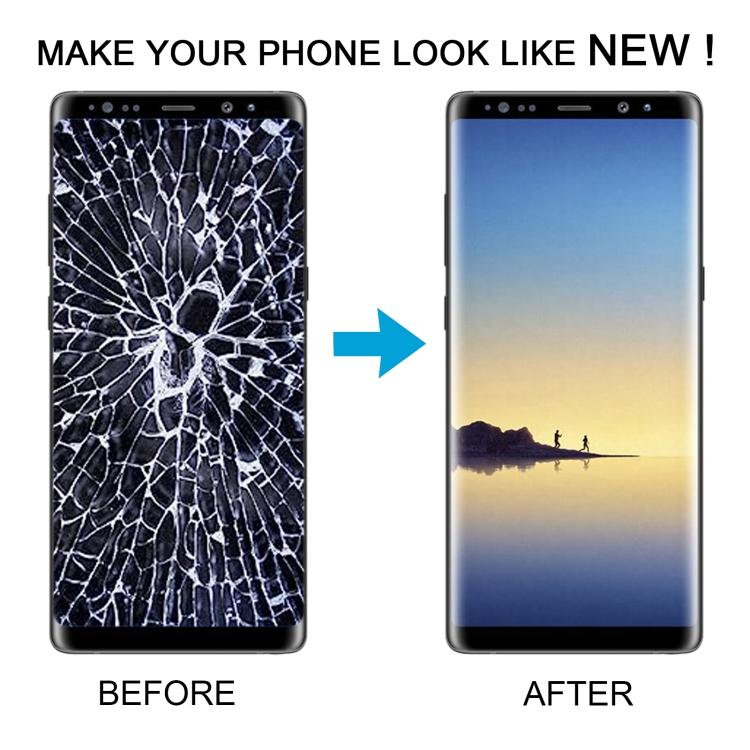 Do Samsung Galaxy Note 8 SM-N950 TFT Materiał Digitizer ekranu LCD Pełny montaż z ramką (czarny)