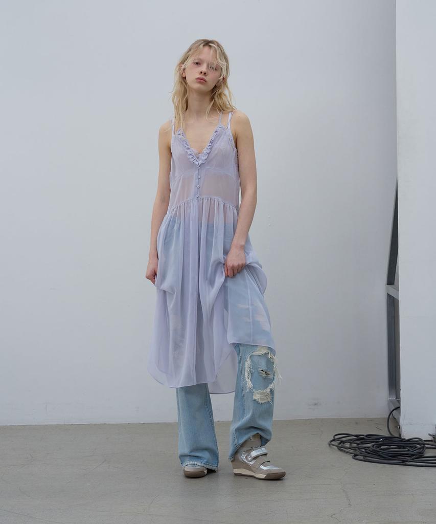 Lcdc Tm Mesh Frill Dress (Lavender)