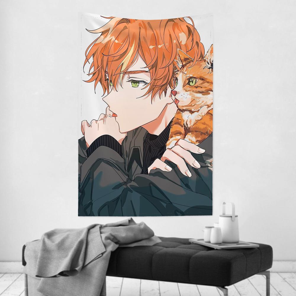 Akito Shinonome Animation PProject Sekai Tapestry Room Decor Wall Cloth Party Hanging Background Room Decor Baby Room