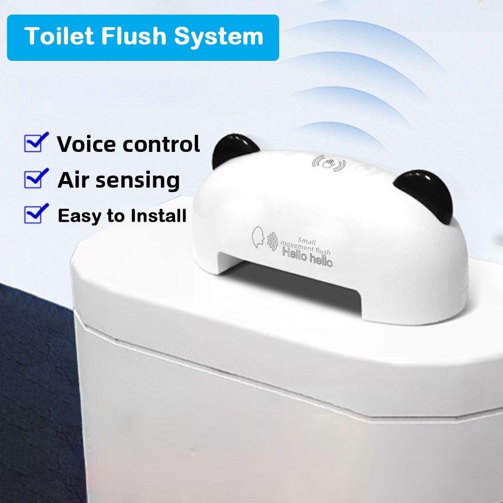 Portable Voice Control Toilet Flusher Smart Touchless Toilet Flushing Systemfor Type-C Automatic Toilet Flushing Device