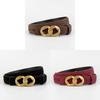 Genuine Twolayer Leather Belt For Women With Pin Buckle And Versatile Fashion Accessory