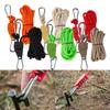 5M Length Adjustable Lanyard Pulley Hook Tent Fastener