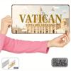 Printing, , Vatican Vintage Metal Aluminum Sign License Plate, Decorative Sign , Travel Souvenirs, Gifts for Friends, Birthday