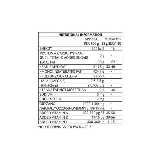 Emami Healthy & Tasty Refined Rice Bran Oil Pouch, 825g/730g (Weight may be vary)