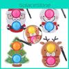 Lovely Double-sided Christmas Pop It Sensory Fidget Toy For Stress Relief And Fun