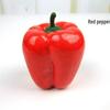 Green and Red Fake Chili Pepper Models for Display and Photography Props
