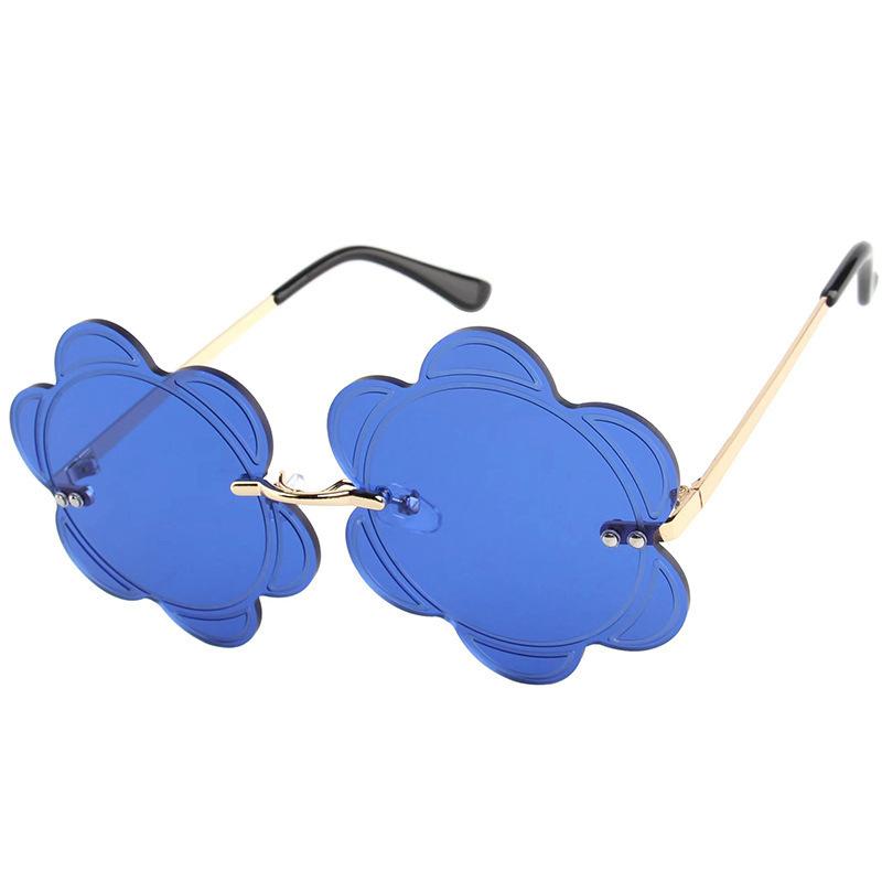 Sunglasses for Women, New European and American Style, Unique Frameless Floral Sunglasses, High-end Street Style, Hip-hop Eyewear