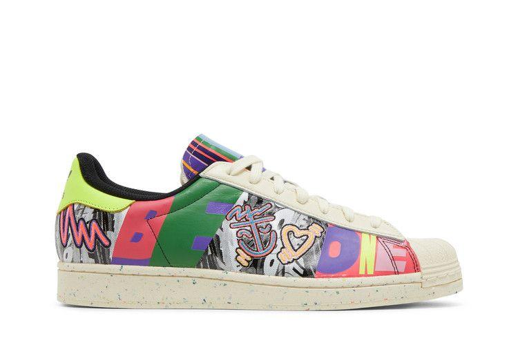Men's Sneakers Adidas Superstar Kris Andrew Small Pride Collection White/Cream White/Cream White